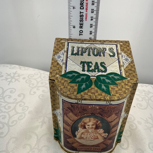 Lipton's Tea Tin Container Collectible Advertising Canister - Picture 3 of 8